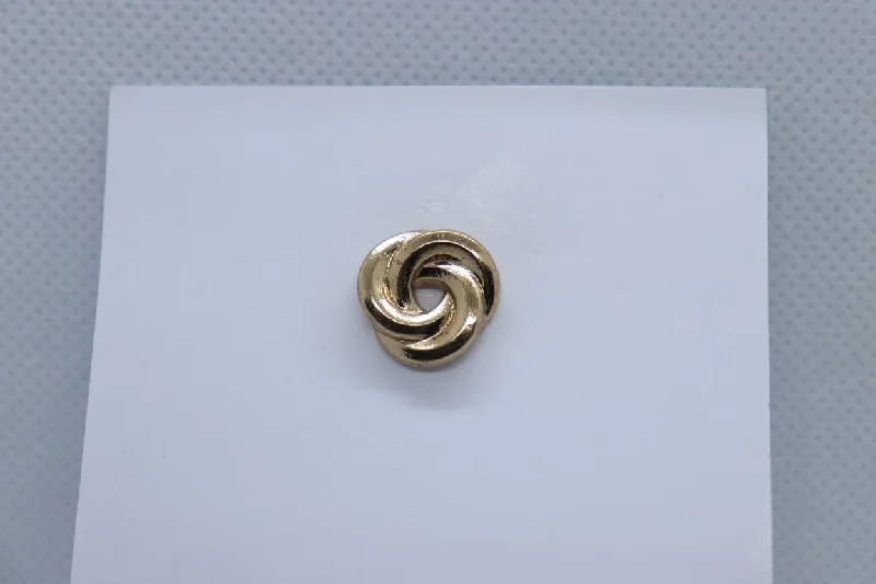 Golden Swirl Design Imitation Jewellery Lapel Pin