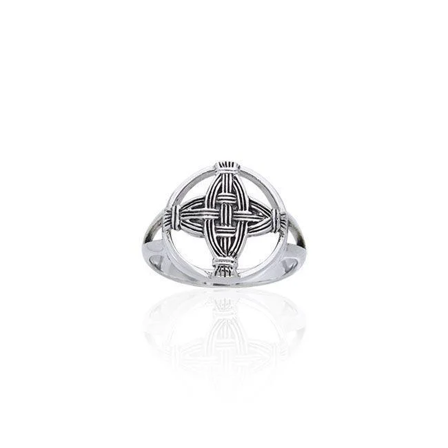 Celtic Cross of St. Brigid Ring TRI536