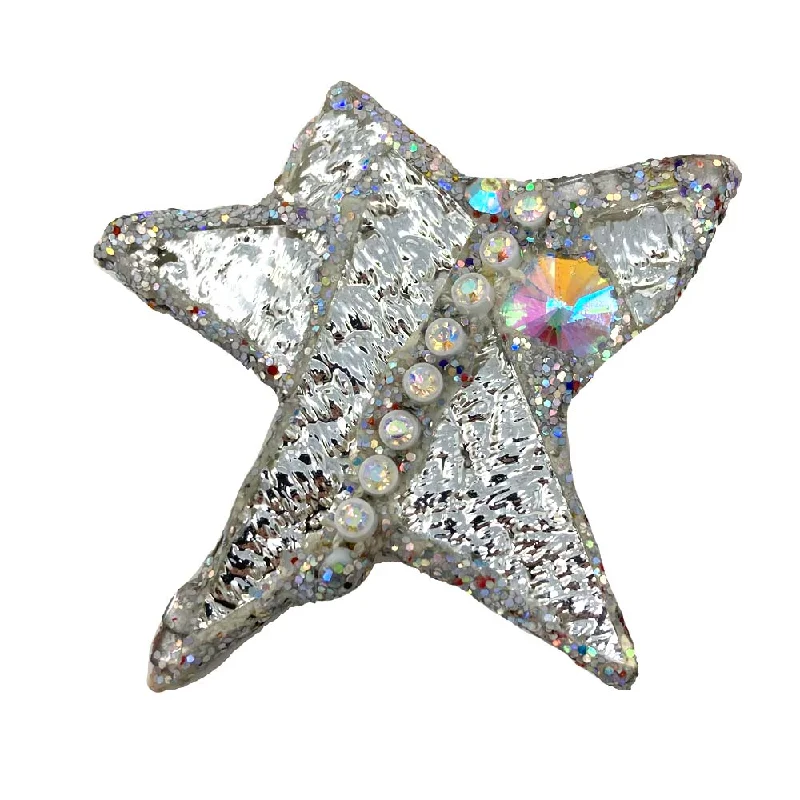 SILVER TEXTURED STAR