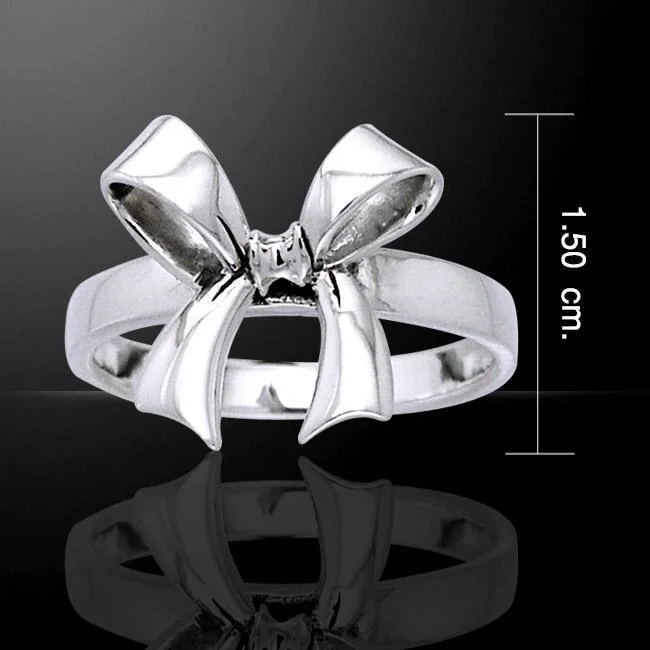 Ribbon Silver Ring TRI941