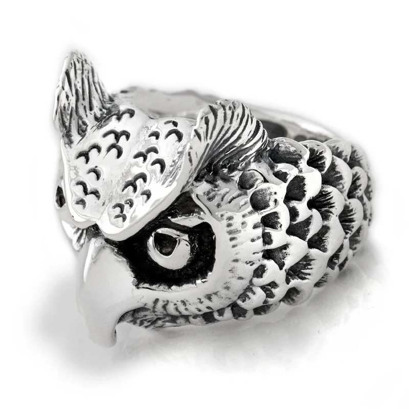 BWL Medium Owl Ring