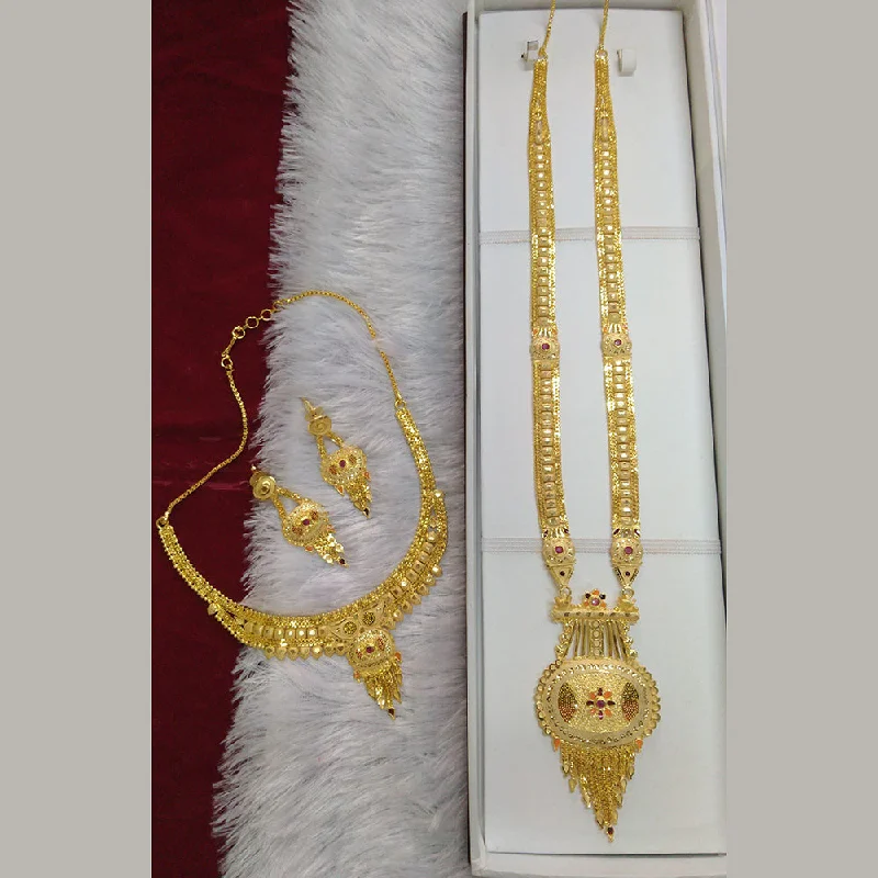 Pari Art Jewellery Forming Double Necklace Set