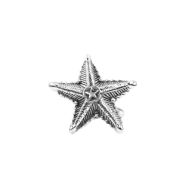 Star Fish Sterling Silver Ring TRI2491