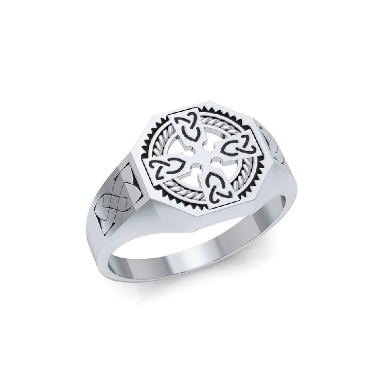 Celtic Cross Ring TRI1316