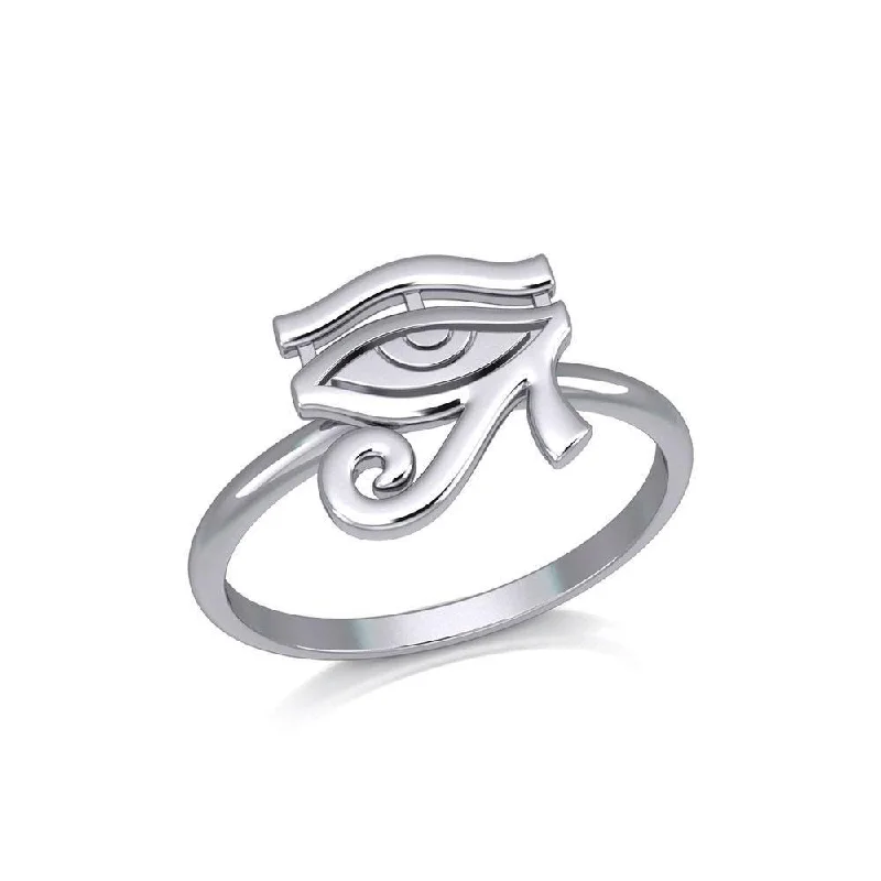 Beyond the symbolism of the Eye of Horus Silver Ring TRI2056